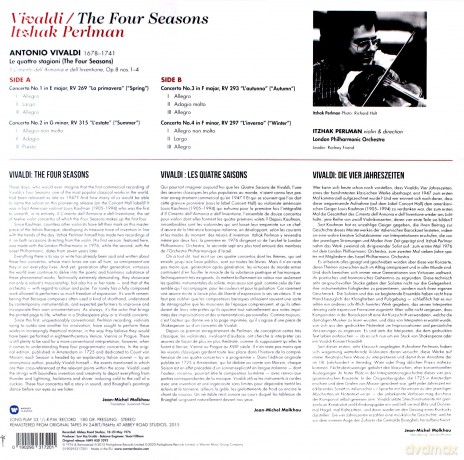 Itzhak Perlman: Vivaldi: The Four Seasons [Winyl]