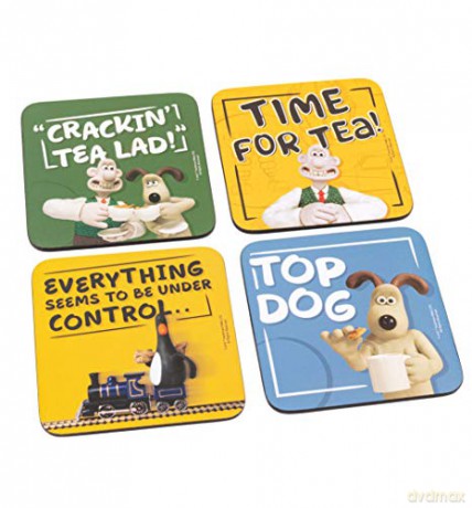 Wallace And Gromit Zestaw podkładek pod kubek 4 szt.