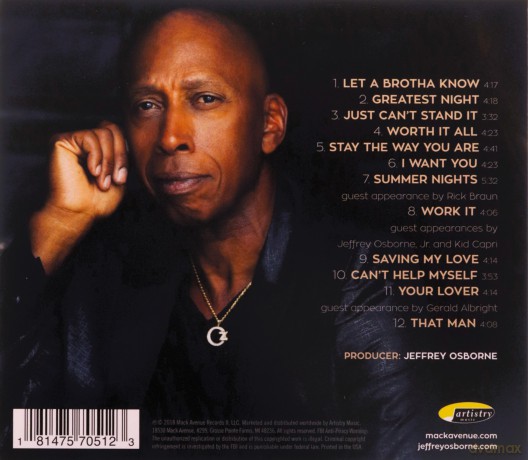 Jeffrey Osborne: Worth It All [CD]