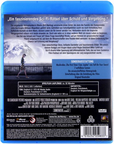 Another Earth (Druga Ziemia) [Blu-Ray]