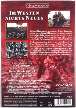 All Quiet on the Western Front (Na Zachodzie bez zmian) [DVD]