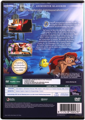 The Little Mermaid (Mała Syrenka) [DVD]