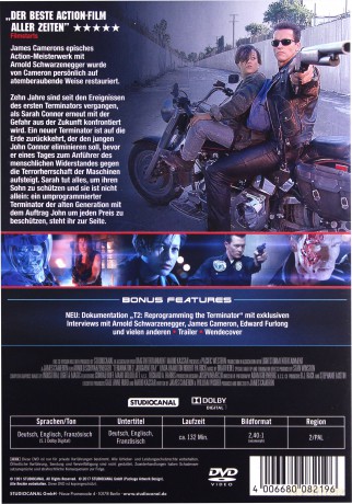 Terminator 2: Judgment Day (Terminator 2: Dzień sądu) [DVD]