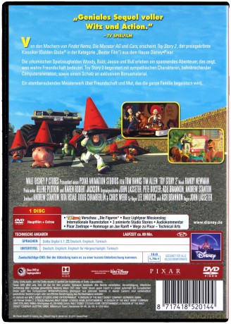 Toy Story 2 (Disney) [DVD]