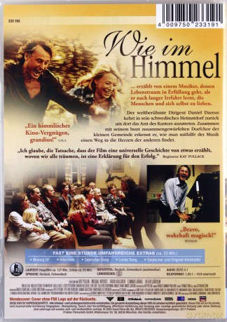 As It Is in Heaven (Jak w niebie) [DVD]