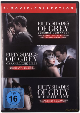 Fifty Shades of Grey 1-3 (Pięćdziesiąt twarzy Greya 1-3) [DVD]