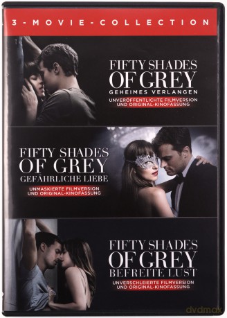 Fifty Shades of Grey 1-3 (Pięćdziesiąt twarzy Greya 1-3) [DVD]