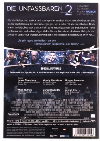 Now You See Me 2 (Iluzja 2) [DVD]