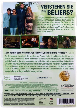 La Famille Belier (Rozumiemy się bez słów) [DVD]