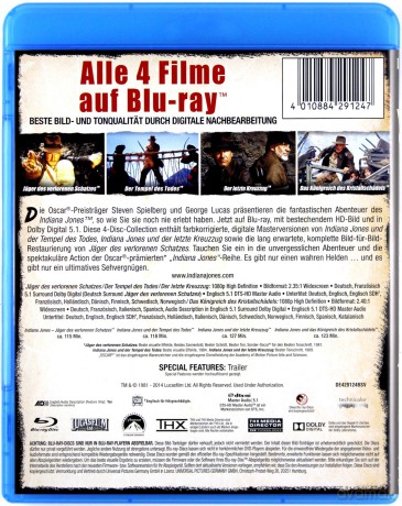 Indiana Jones: The Complete Adventures [4xBlu-Ray]