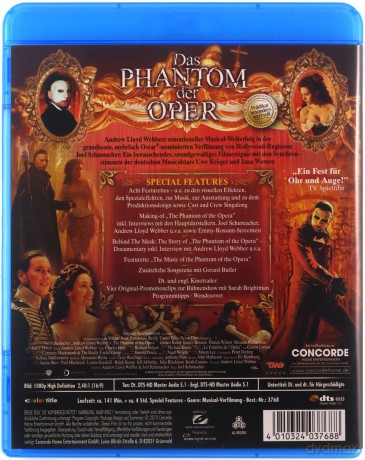The Phantom of the Opera (Upiór w operze) [Blu-Ray]