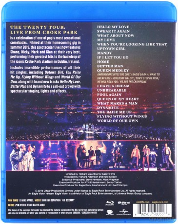 Westlife: The Twenty Tour: Live From Croke Park [Blu-Ray]