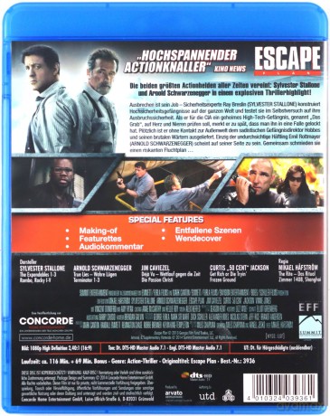 Escape Plan (Plan ucieczki) [Blu-Ray]