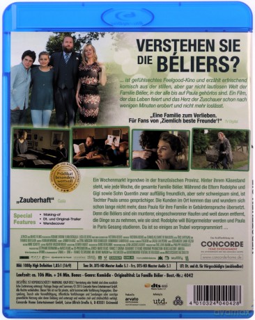 La Famille Belier (Rozumiemy się bez słów) [Blu-Ray]