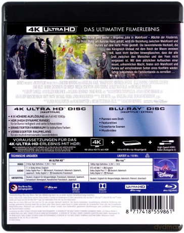 Maleficent: Mistress of Evil (Czarownica 2) [Blu-Ray 4K]+[Blu-Ray]