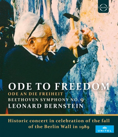 Ludwig van Beethoven (1770-1827): Symphonie Nr.9 (Live-Mitschnitt des Konzerts vom 25.12.1989 anlasslich des Falls der Berliner Mauer) [Blu-Ray]