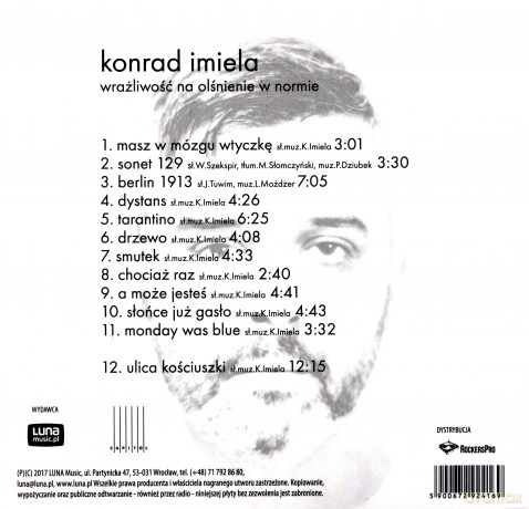 Konrad Imiela: Wrażliwość na olśnienie w normie [CD]