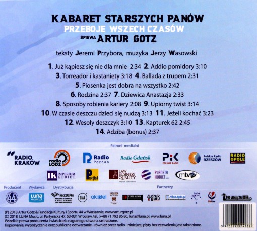 Artur Gotz: Kabaret Starszych Panów [CD]