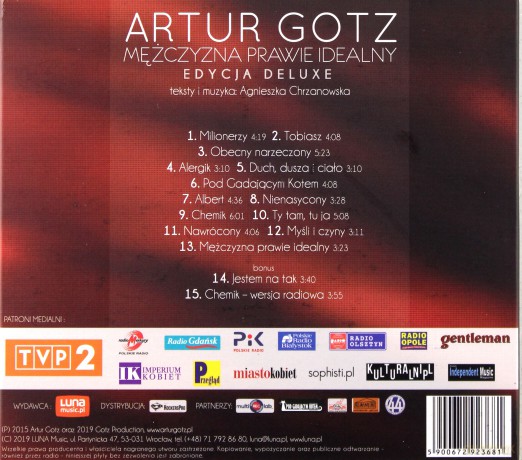 Artur Gotz: Mężczyzna prawie idealny [CD]