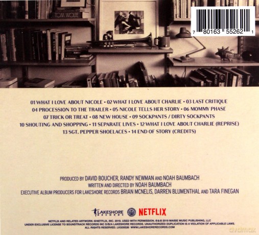 Randy Newman: Marriage Story soundtrack (Historia małżeńska) (digipack) [CD]