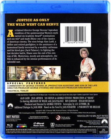 Shane (Jeździec znikąd) [Blu-Ray]