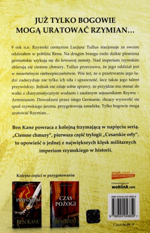 Cesarskie orły. Ciemne chmury - Ben Kane [KSIĄŻKA]