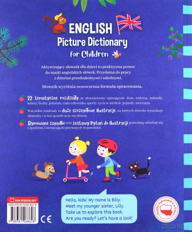 English Picture Dictionary for Children. Aktywizujący słownik obrazkowy [KSIĄŻKA]