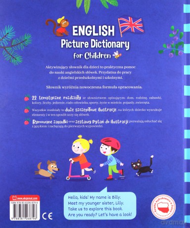 English Picture Dictionary for Children. Aktywizujący słownik obrazkowy [KSIĄŻKA]