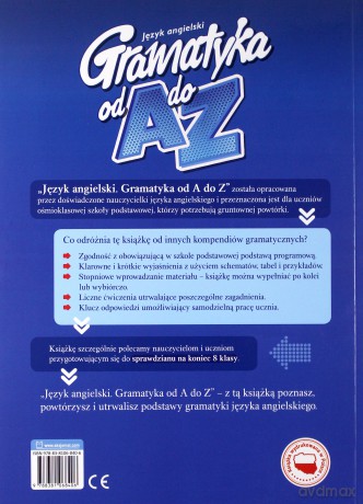 Język angielski. Gramatyka od A do Z. Klasy 4-6 szkoły podstawowej [KSIĄŻKA]