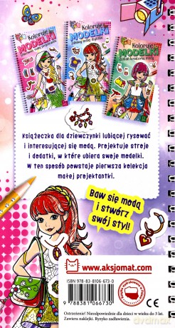 Koloruję Modelki Zabawy małej stylistki [KSIĄŻKA]