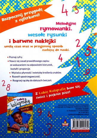 Lubię kaligrafię. Cyferki - Dorota Krassowska [KSIĄŻKA]