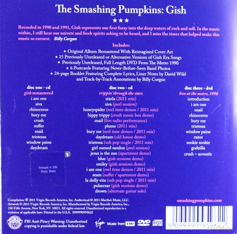 Smashing Pumpkins: Gish Limited [2CD]+[DVD]