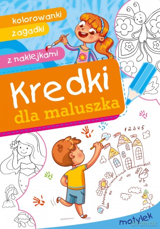Motylek. Kredki dla maluszka. - Dorota Krassowska [KSIĄŻKA]