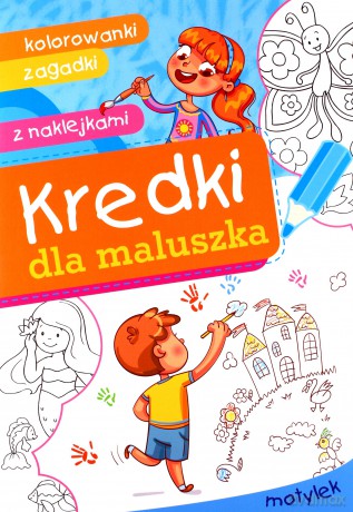 Motylek. Kredki dla maluszka. - Dorota Krassowska [KSIĄŻKA]