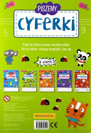 Piszemy cyferki. Uczymy się [KSIĄŻKA]