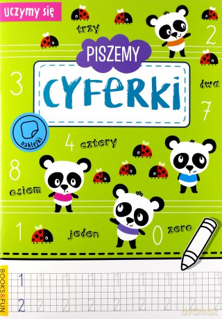 Piszemy cyferki. Uczymy się [KSIĄŻKA]