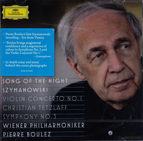 Pierre Boulez: Szymanowski:Song Of The Night [CD]