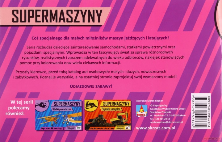 Samochody osobowe. Supermaszyny - Agnieszka Kochanowska-Sabljak [KSIĄŻKA]