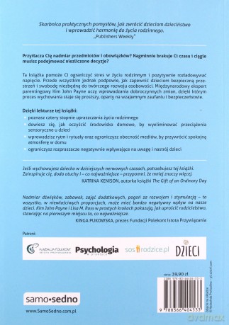 Wychowanie w duchu prostoty - Kim John Payne, Lisa M. Ross [KSIĄŻKA]
