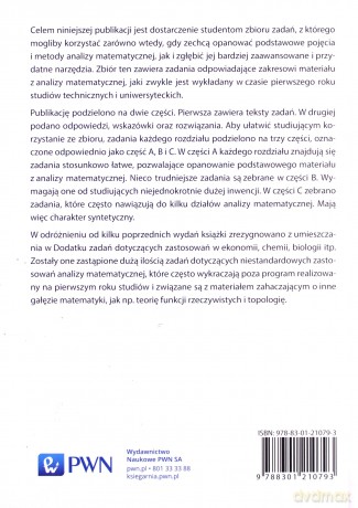 Zbiór zadań z analizy matematycznej - Józef Banaś, Stanisław Wędrychowicz [KSIĄŻKA]