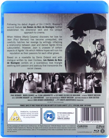 The Ladies of the Bois de Boulogne (Damy z Lasku Bulońskiego) [Blu-Ray]