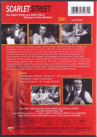 Scarlet Street (Szkarłatna ulica) [DVD]