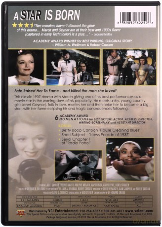 A Star Is Born (Narodziny gwiazdy) [DVD]