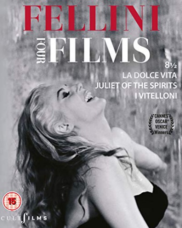 Fellini: Four Films (8 1/2 / I Vitelloni / La Dolce Vita / Juliet of the Spirits) [4xBlu-Ray]