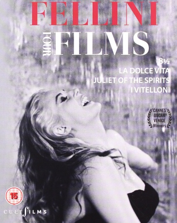 Fellini: Four Films (8 1/2 / I Vitelloni / La Dolce Vita / Juliet of the Spirits) [4xBlu-Ray]