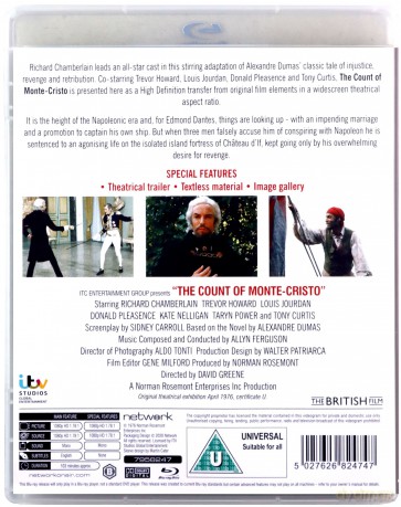 The Count Of Monte Cristo (Hrabia Monte Christo) [Blu-Ray]