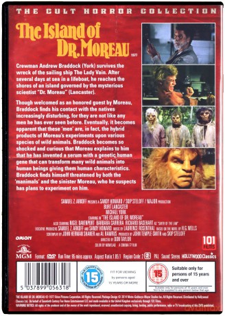 Island Of Dr Moreau (Wyspa doktora Moreau) [DVD]