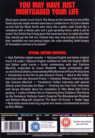 The House By The Cemetary (Dom przy cmentarzu) [DVD]