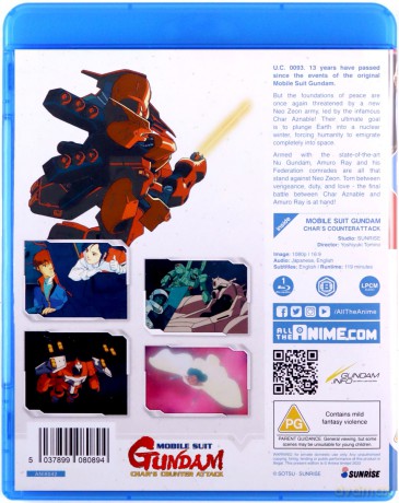 Mobile Suit Gundam: Char's Counter Attack [Blu-Ray]