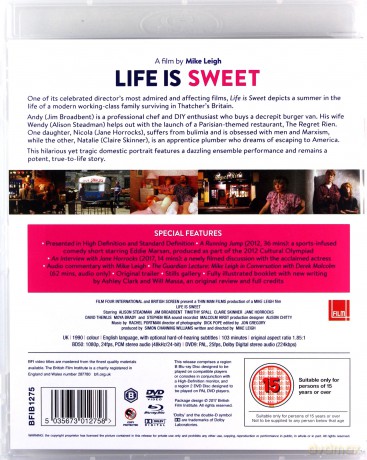 Life Is Sweet / A Running Jump [Blu-Ray]+[DVD]